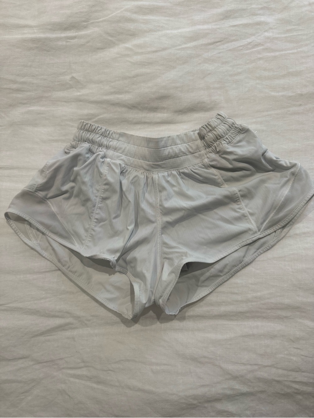 lululemon athletica Light Gray Athletic Shorts
